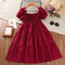 Girls' Short Sleeve Strapless Dress